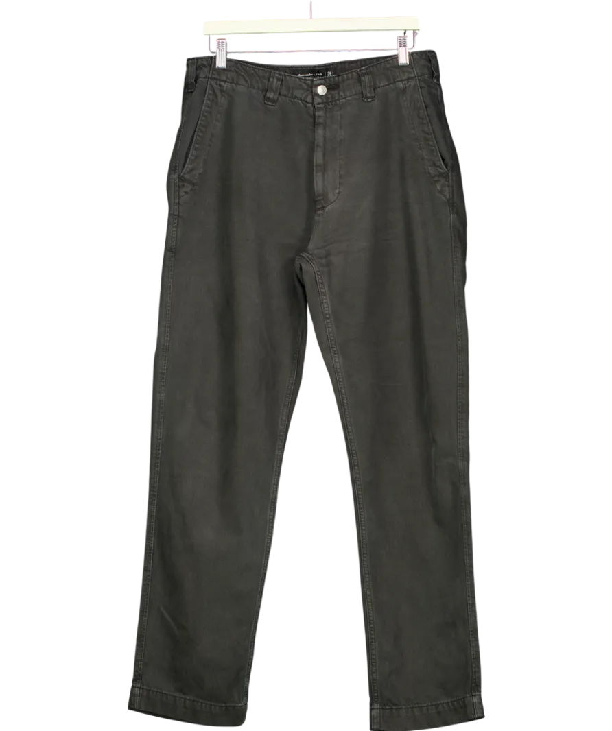 Abercrombie & Fitch Black Lightweight Loose Jeans W32