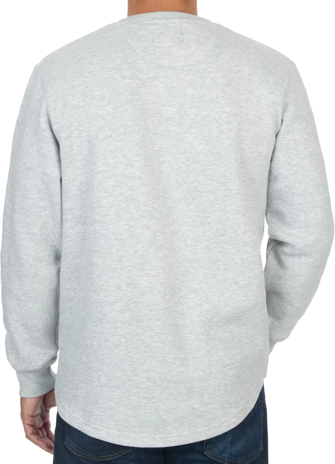 Coleman Men's Long Sleeve Henley Fleece Sweatshirt - 3-Button Placket - Comfortable Cotton Blend for All Seasons