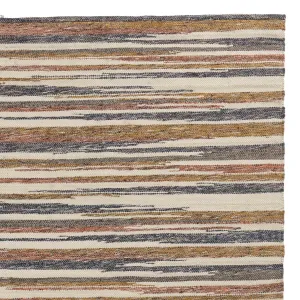Colmar Rug [Mustard/Cognac/Dark blue]