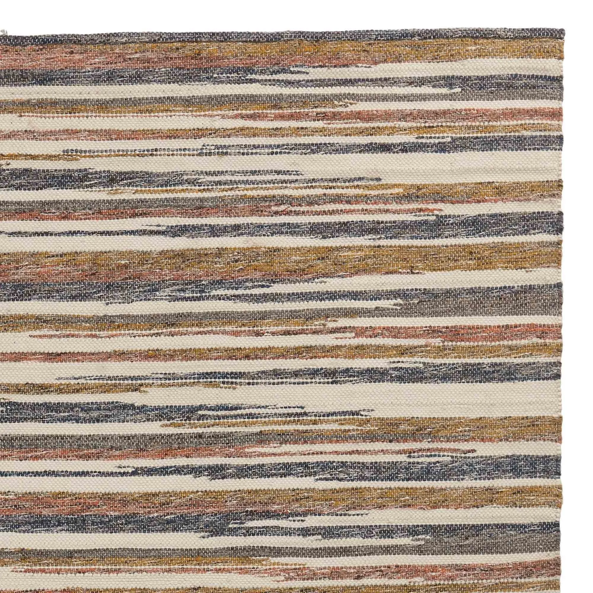 Colmar Rug [Mustard/Cognac/Dark blue]