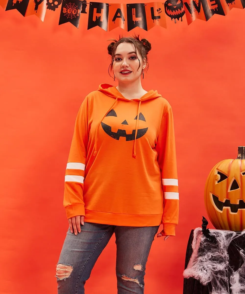 RITERA Women's Plus Size Hoodies Tie Dye Hoodie Long Sleeve Sweatshirts Drawstring Pullover Casual Sweater top L-5XL
