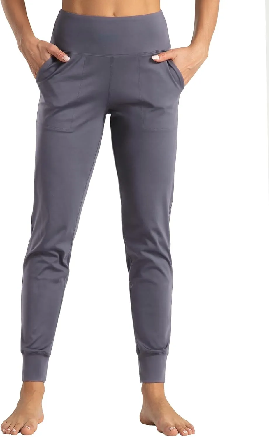 Wjustforu Women's High Waist Joggers Sweatpants Lightweight & Comfortable Yoga Pants with Pockets